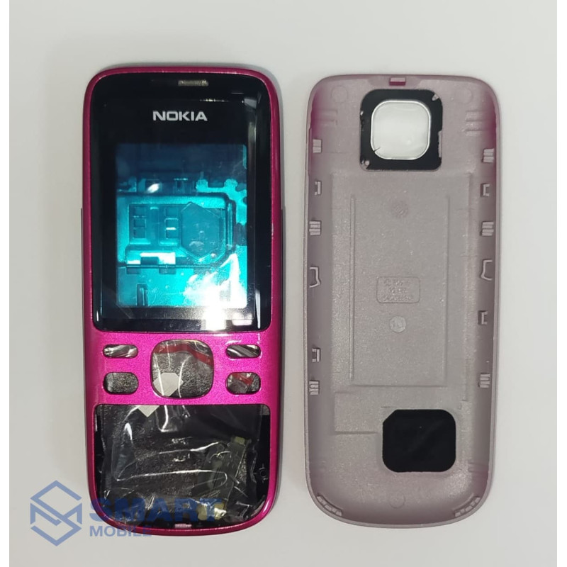 Корпус для Nokia 2690 + средняя часть + клавиатура (розовый)