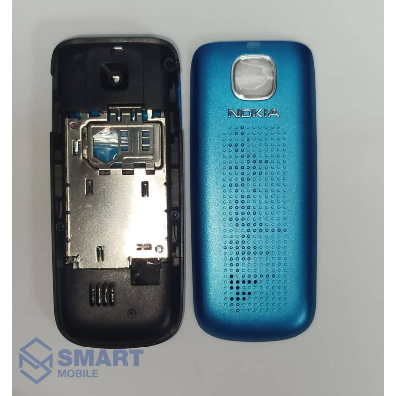 Корпус для Nokia 2690 + средняя часть + клавиатура (синий)