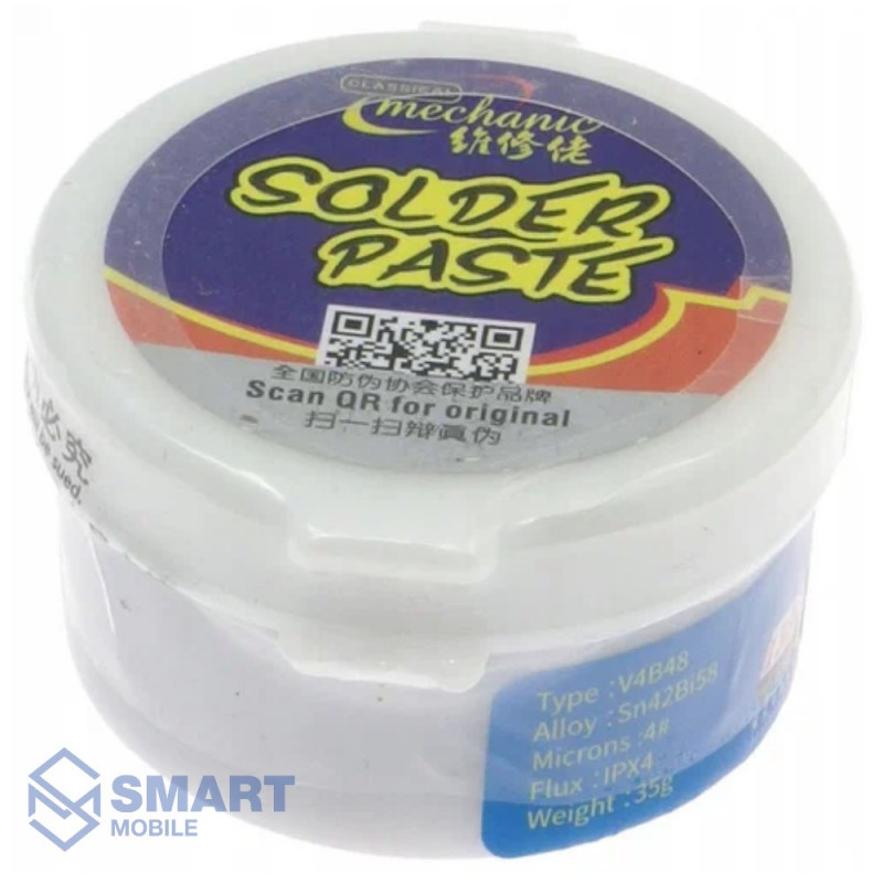 Паяльная паста BGA Mechanic V4B48 (35g) 138°C