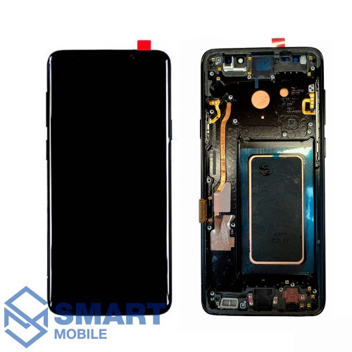 Дисплей для Samsung Galaxy G965F S9 Plus + тачскрин в рамке (черный) (100% LCD)