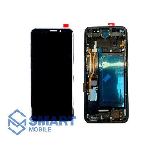 Дисплей для Samsung Galaxy G950F S8 + тачскрин в рамке (черный) (100% LCD)