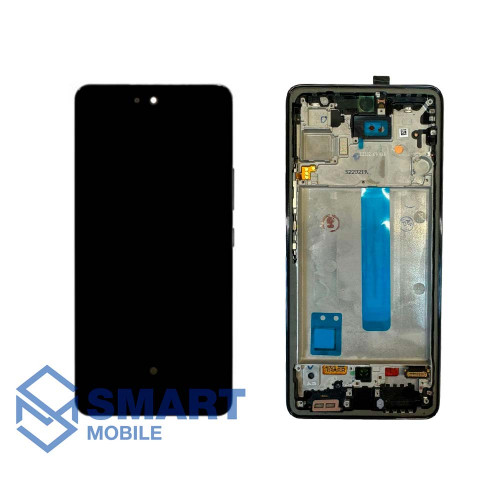Дисплей для Samsung Galaxy A536F A53 5G + тачскрин в рамке (черный)  (100% LCD)