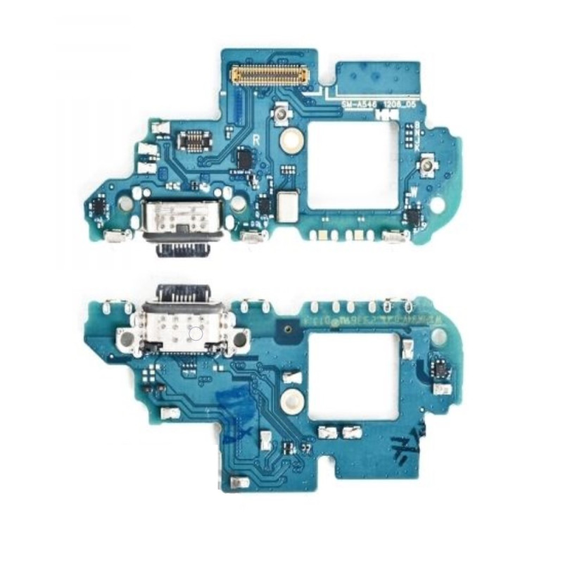 Шлейф для Samsung Galaxy A546E/A546B A54 5G + разъем зарядки + микрофон Премиум