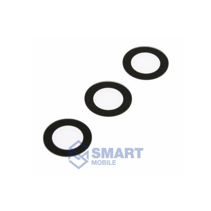 Стекло камеры для Samsung Galaxy A145F A14 4G/A146B A14 5G (черный) (комплект 3 шт)