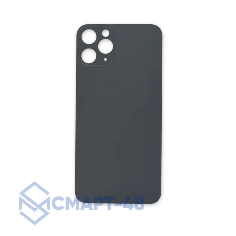 Задняя крышка для iPhone 11 Pro (черный) с широким отверстием Премиум