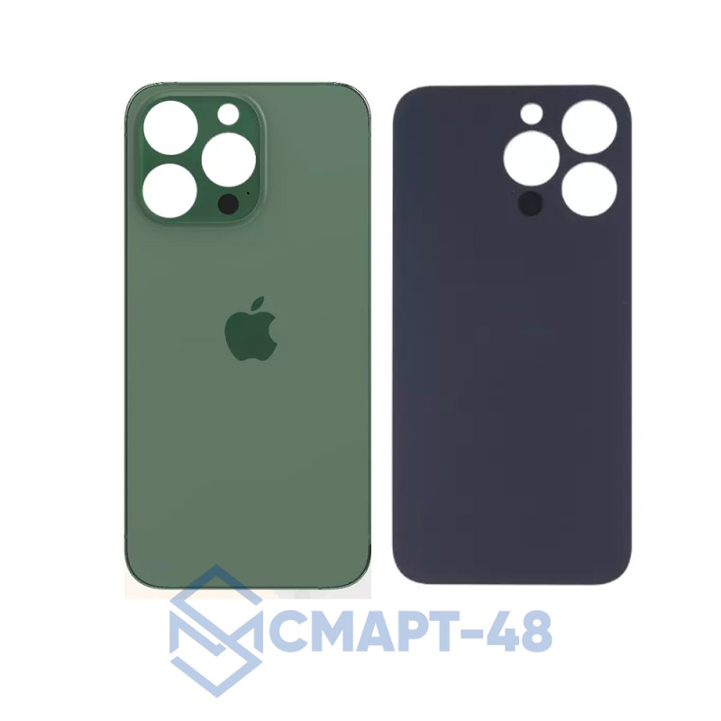 Задняя крышка для iPhone 13 Pro (зеленый) с широким отверстием Премиум