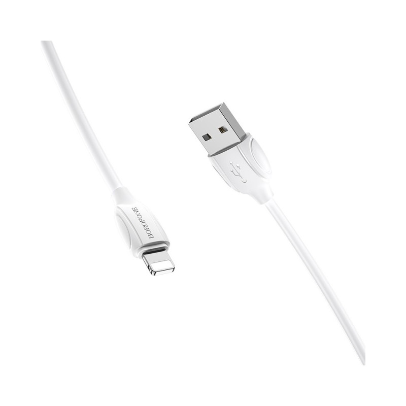 USB Кабель Lightning 1м Borofone BX19 (белый)