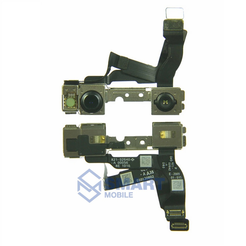 Шлейф для iPhone 12/12 Pro + фронтальная камера + датчик приближения + микрофон (в сборе) Premium