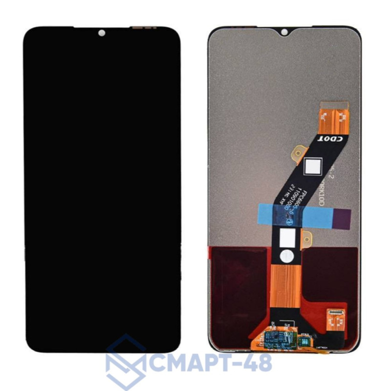 Дисплей для Itel P40 + тачскрин (черный) (ориг)