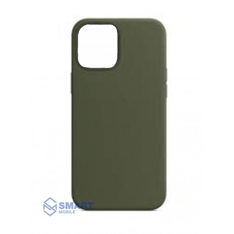 Чехол для iPhone 13/14 "Silicone Case" (хаки) с лого