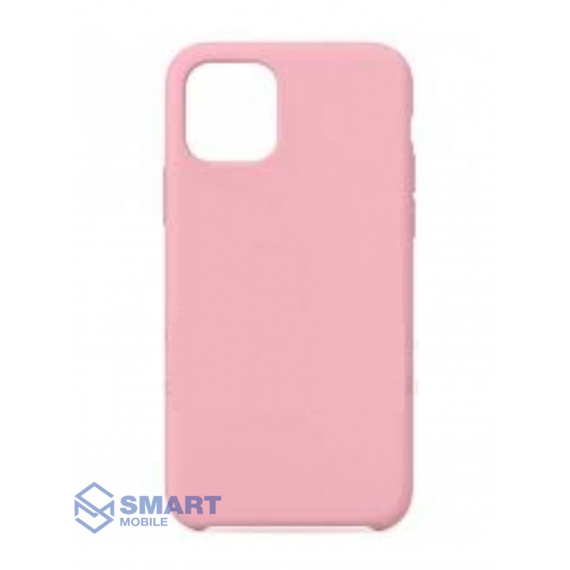 Чехол для iPhone 14 Pro "Silicone Case" (розовый) с лого