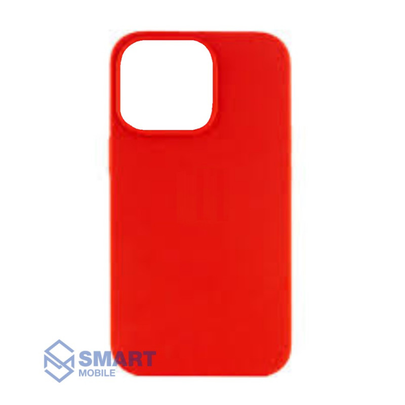 Чехол для iPhone 16 Pro "Silicone Case" (красный) с лого