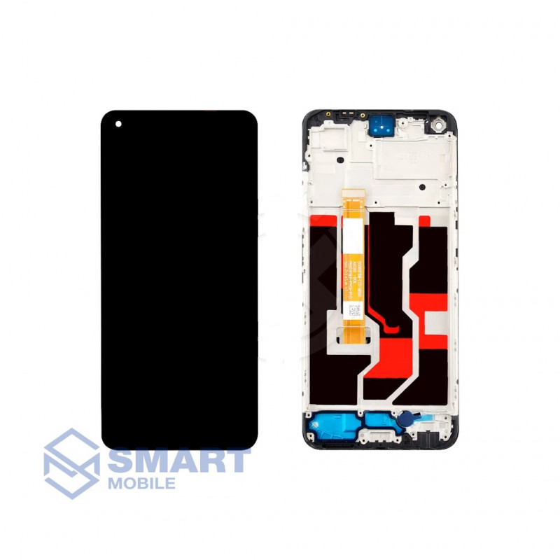 Дисплей для Realme 9i/Oppo A96 4G + тачскрин в рамке (черный) (100% LCD)