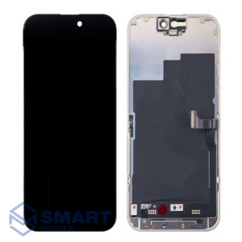 Дисплей для iPhone 15 Pro + тачскрин в рамке (черный) (100% LCD) 