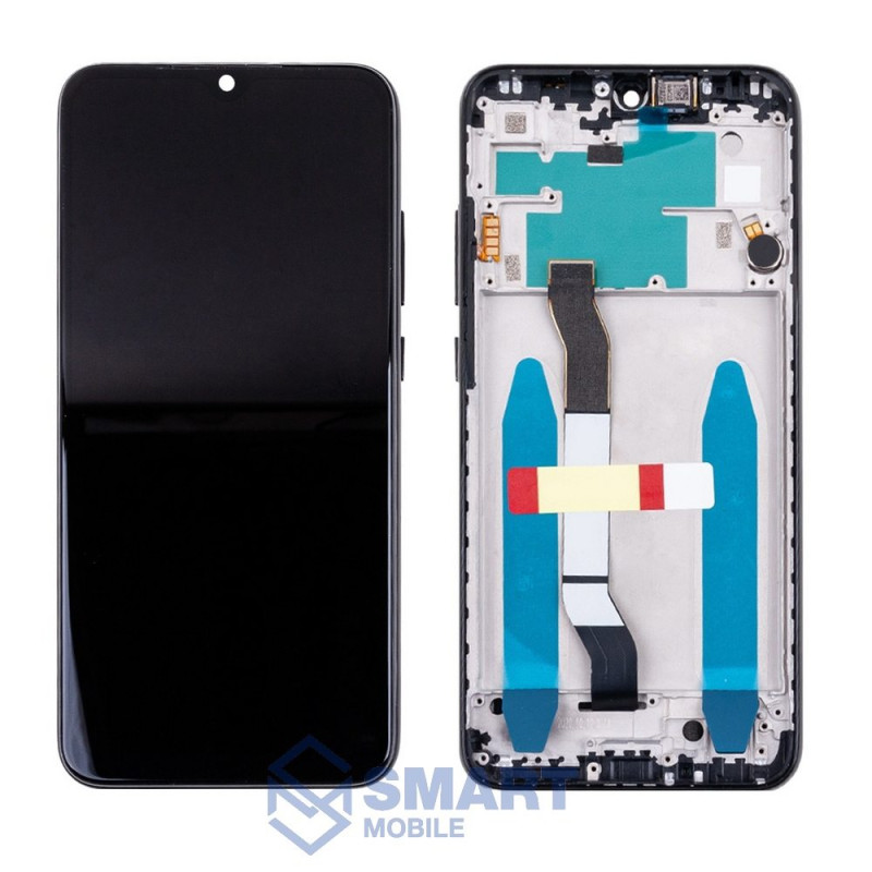 Дисплей для Xiaomi Redmi Note 8/8 (2021) + тачскрин в рамке (черный) (100% Service Pack)