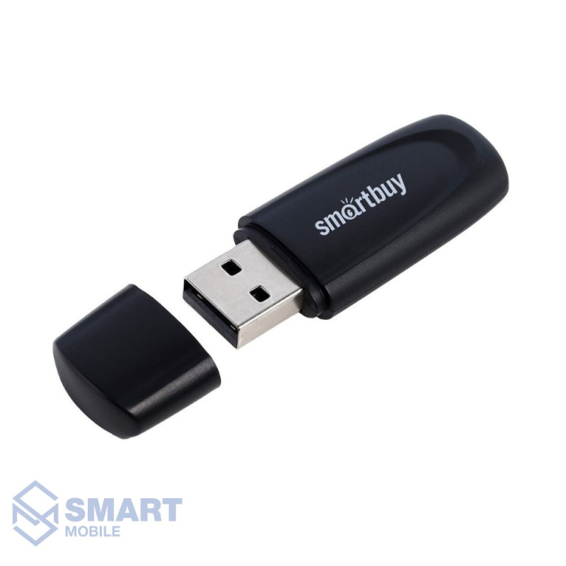 USB флеш-накопитель 4GB Smartbuy Scout USB 2.0 (черный) (SB004GB2SCK)