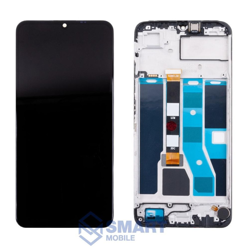 Дисплей для Realme C53 + тачскрин в рамке (черный) (100% LCD)