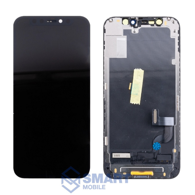 Дисплей для iPhone 12 mini + тачскрин в рамке (черный) (Hard OLED) Стандарт HD 