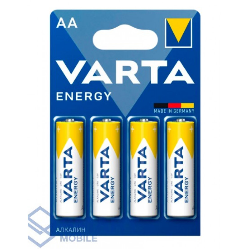 Батарейка Varta LR6 ENERGY AA алкалиновая