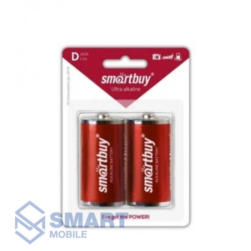 Батарейка Smartbuy LR20/2B (SBBA-D02B)