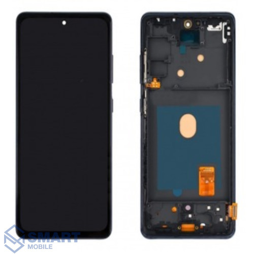 Дисплей для Samsung Galaxy G780F S20 FE/G781F S20 FE 5G + тачскрин в рамке (синий) (OLED) полноразмерный