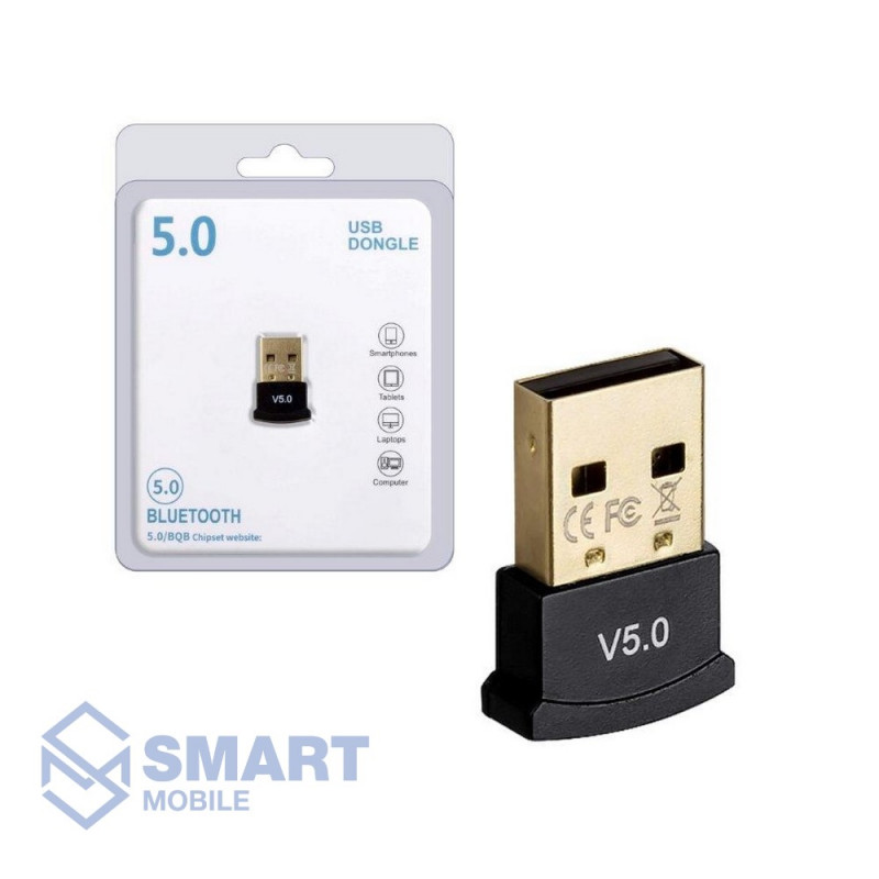 Bluetooth адаптер USB Mini (Bluetooth 5.0) BT-07 (грибок)