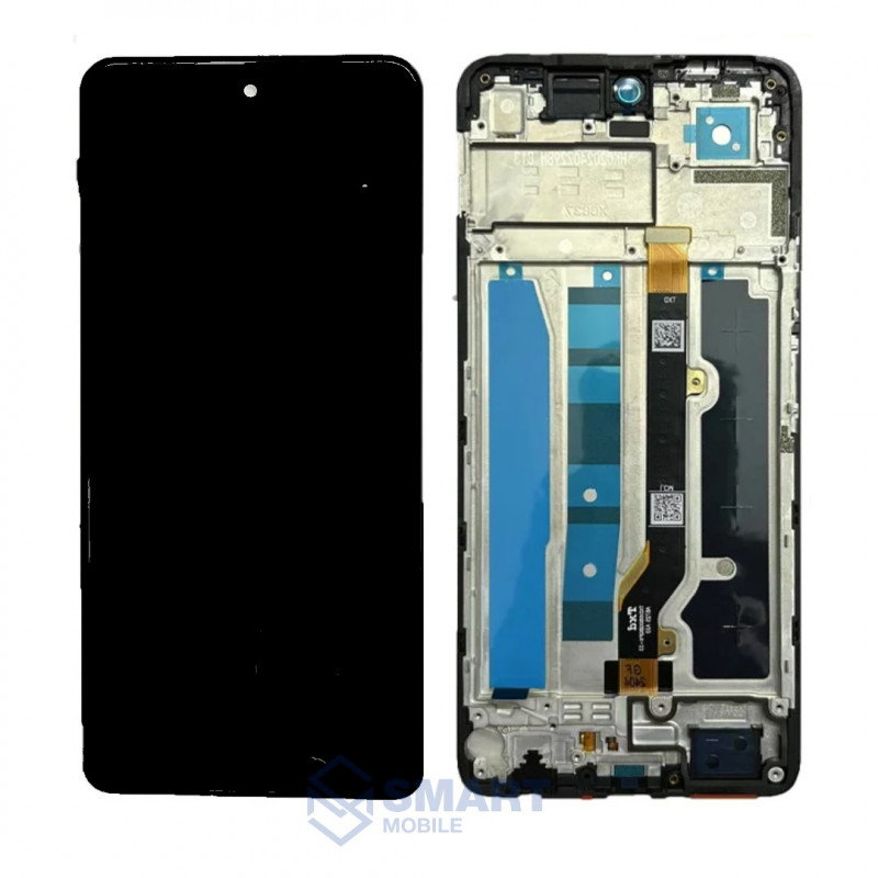 Дисплей для Infinix Hot 40 Pro + тачскрин в рамке (черный) (100% LCD)