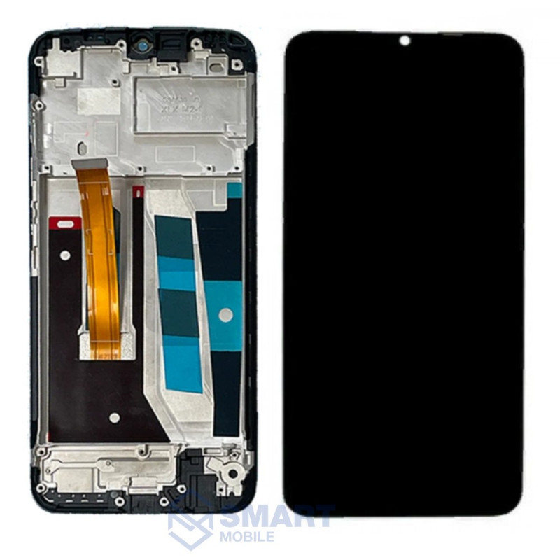 Дисплей для Realme C11 + тачскрин в рамке черный (100% LCD)