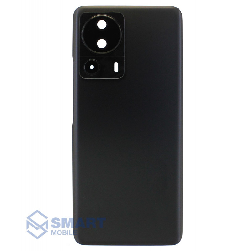 Задняя крышка для Xiaomi 13 Lite (черный) + стекло камеры Premium