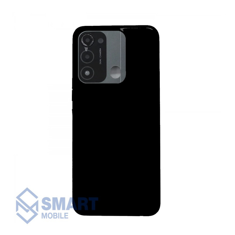 Задняя крышка для Tecno Spark Go (2022) (черный) + стекло камеры Premium