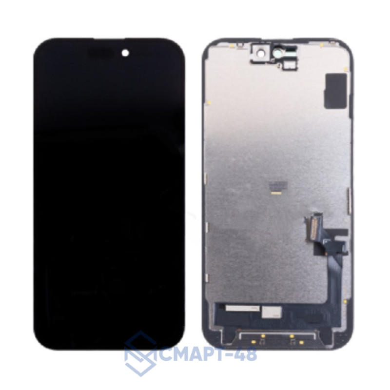 Дисплей для iPhone 15 + тачскрин в рамке (черный) (Incell) Стандарт HD 