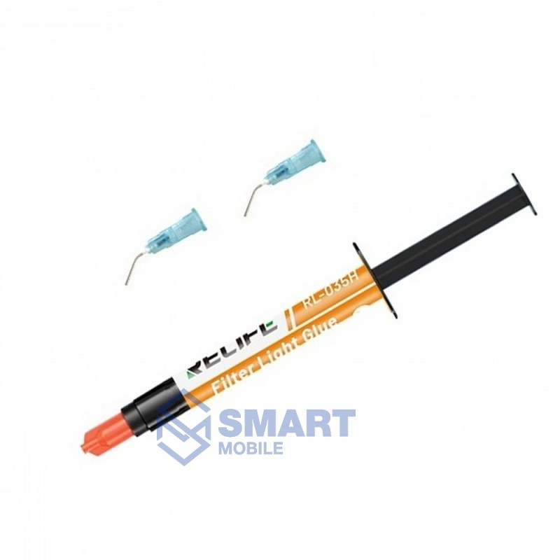 Клей RELIFE RL-035H 5мл (прозрачный) Light Filter антивибрационный для ремонта камер