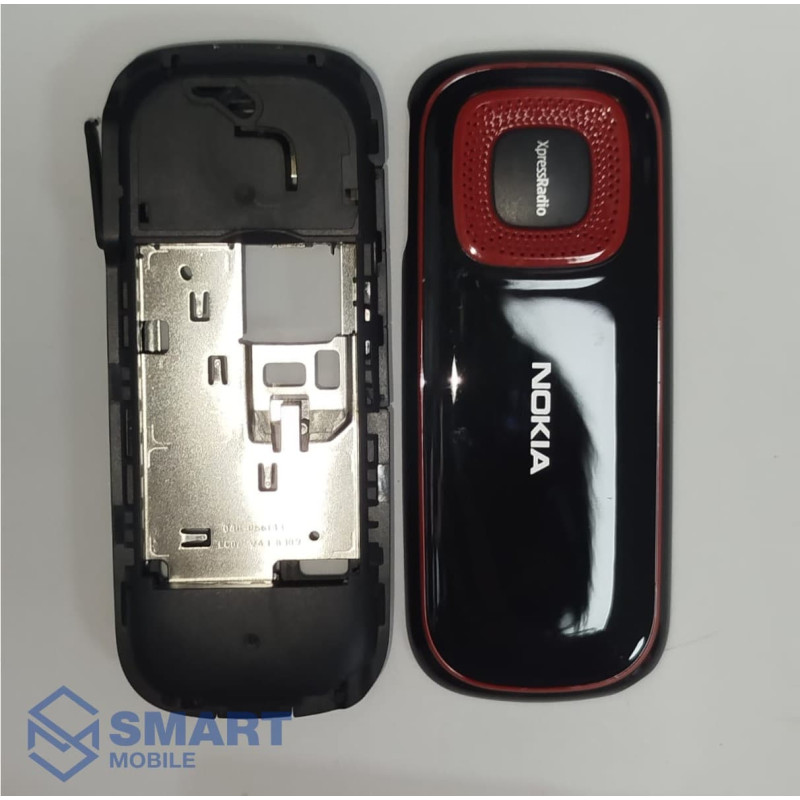 Корпус для Nokia 5030 + средняя часть (красный) (без клавиатуры)