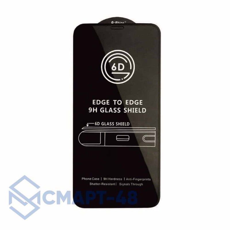 Защитное стекло для Samsung Galaxy A165F A16 4G/A166F A16 5G/A266B A26 5G/M166 M16/A175F A17 4G (черный) (полное покрытие) (тех. пак.) "G-RHINO"