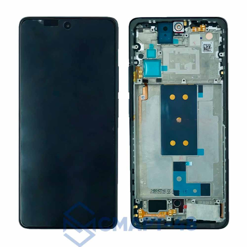 Дисплей для Xiaomi 11T/11T Pro + тачскрин в рамке (черный) сервисный 100%