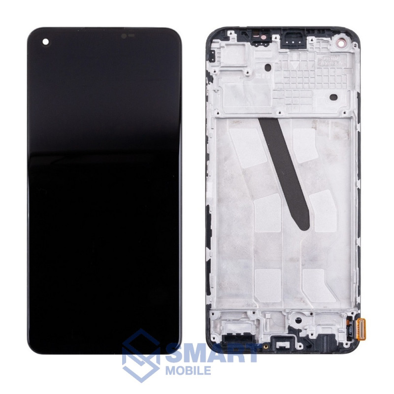 Дисплей для Realme 10 4G + тачскрин в рамке (черный) (OLED)