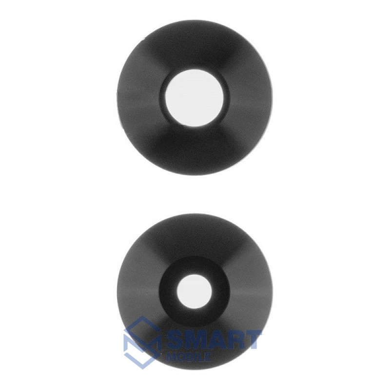 Стекло камеры для Realme Note 60/Note 60x (черный) (комплект 2 шт)