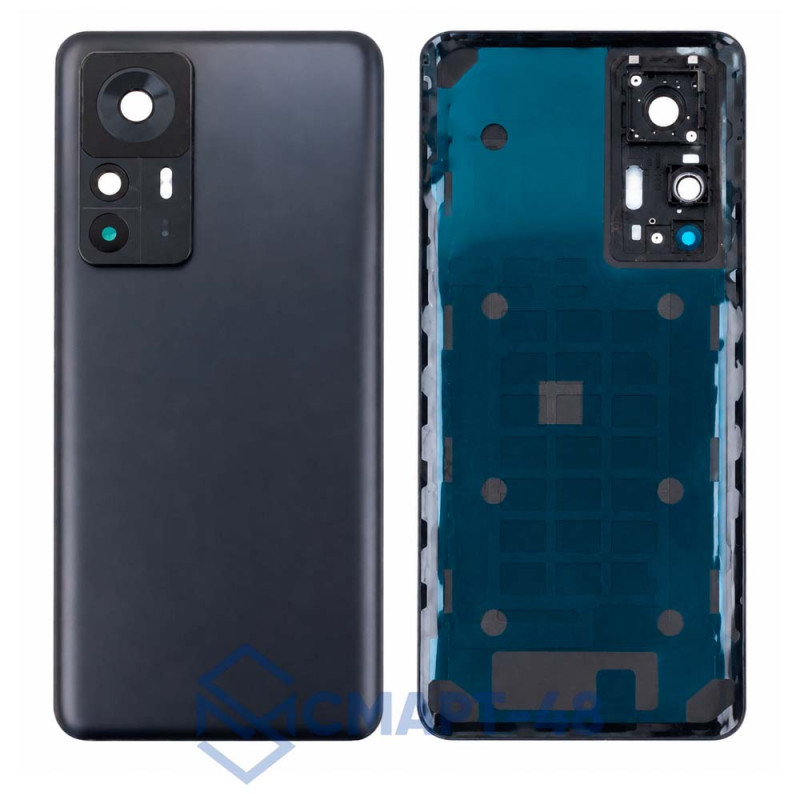 Задняя крышка для Xiaomi 12T (черный матовый) Премиум