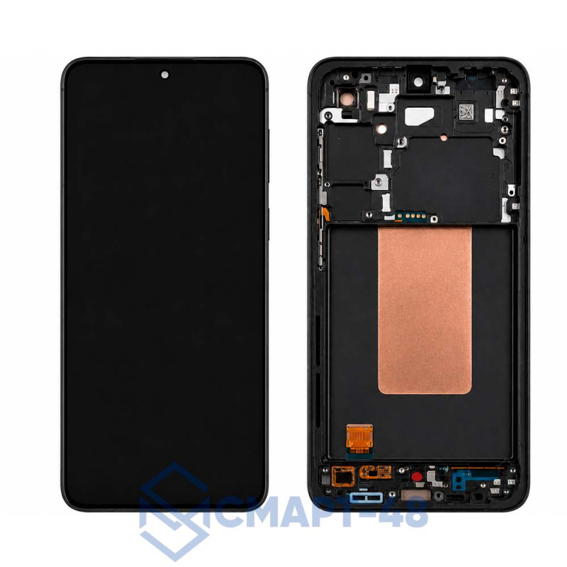 Дисплей для Samsung Galaxy S721 S24 FE + тачскрин в рамке (черный) сервисный 100%