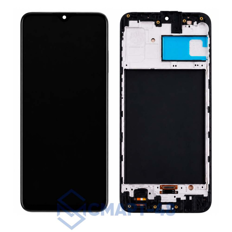 Дисплей для Samsung Galaxy M215F M21/M307F M30s + тачскрин в рамке (черный) (Incell)