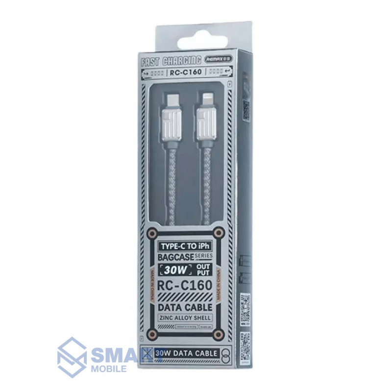 Кабель Type-C - Lightning 1.2м REMAX RC-C160 30W (черный)
