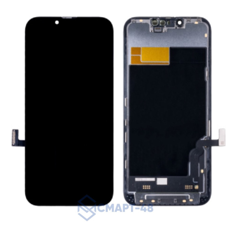 Дисплей для iPhone 13 + тачскрин в рамке (черный) 100% ориг, заменено стекло 