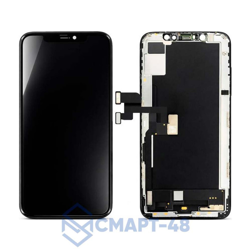 Дисплей для iPhone XS + тачскрин в рамке (черный) 100% ориг, завод