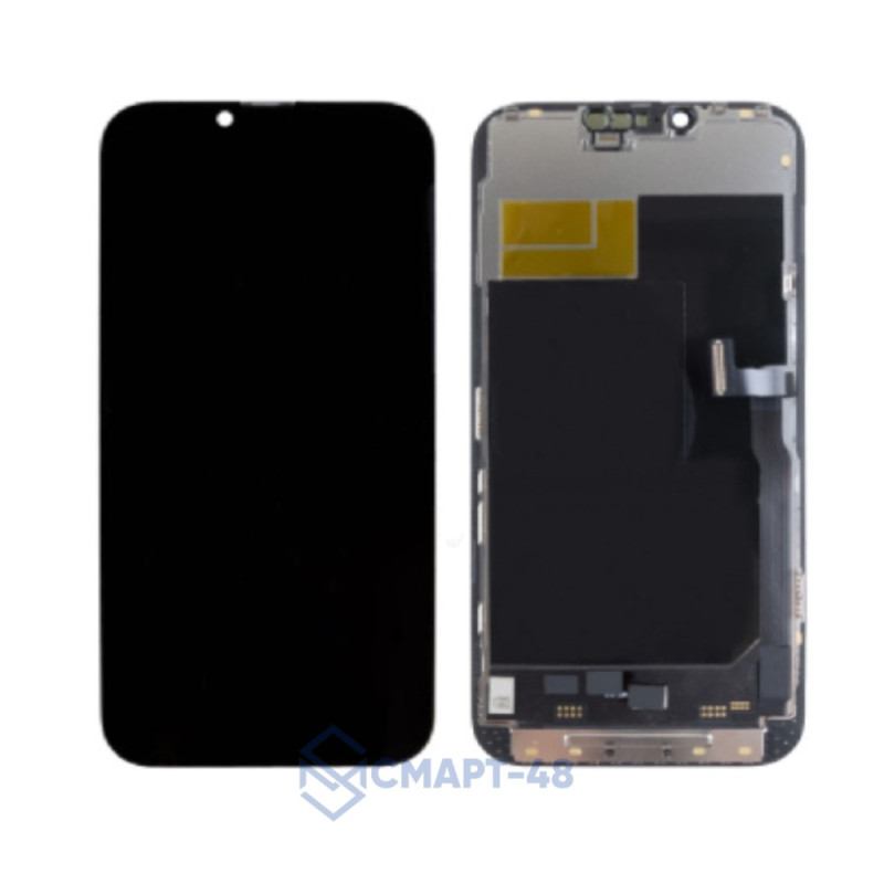 Дисплей для iPhone 13 Pro Max + тачскрин в рамке (черный) 100% снятый с верификацией (без ошибки)