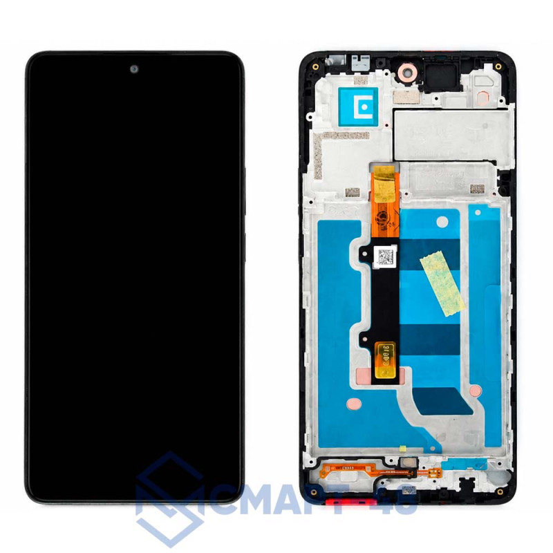 Дисплей для Tecno Camon 30 4G + тачскрин в рамке (черный) (ориг)