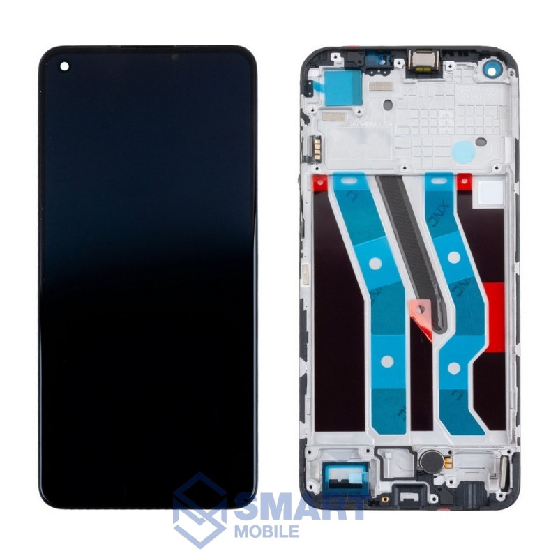 Дисплей для Realme 11 4G + тачскрин в рамке (черный) (OLED)