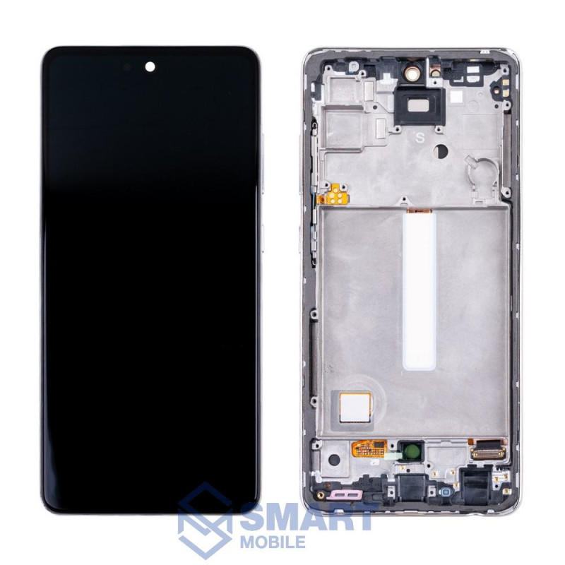 Дисплей для Samsung Galaxy A525F/A526B A52/A528B A52s + тачскрин в рамке (белый) сервисный 100% 