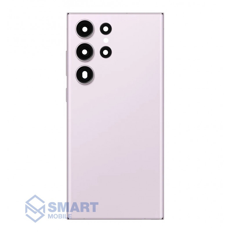 Задняя крышка для Samsung Galaxy S918B S23 Ultra (фиолетовый) + стекло камеры 100% снятый