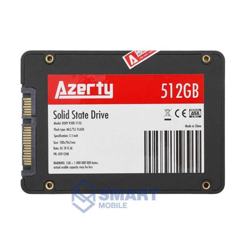 Жесткий диск SSD Azerty 2.5" Azerty Bory R500 512GB