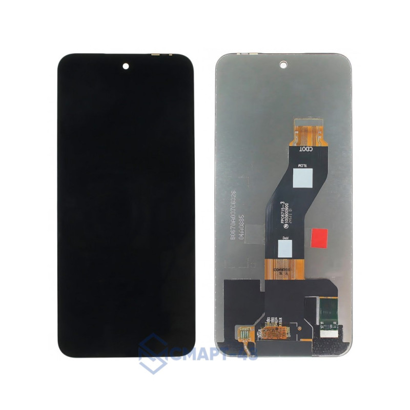 Дисплей для Infinix Smart 10 + тачскрин (черный) (ориг)